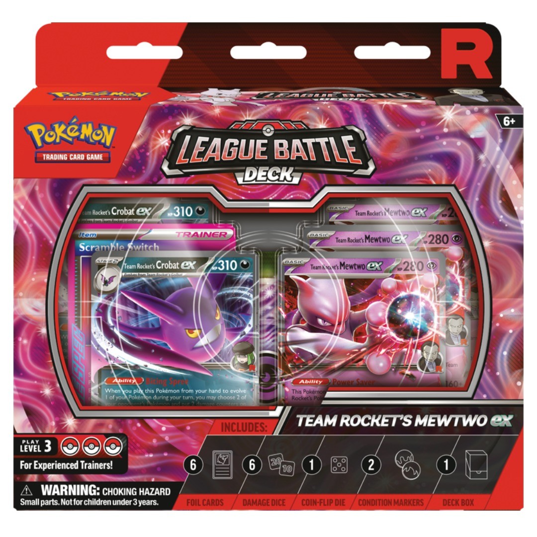 Pokémon: Team Rocket Mewtwo - Ex League Battle Decks