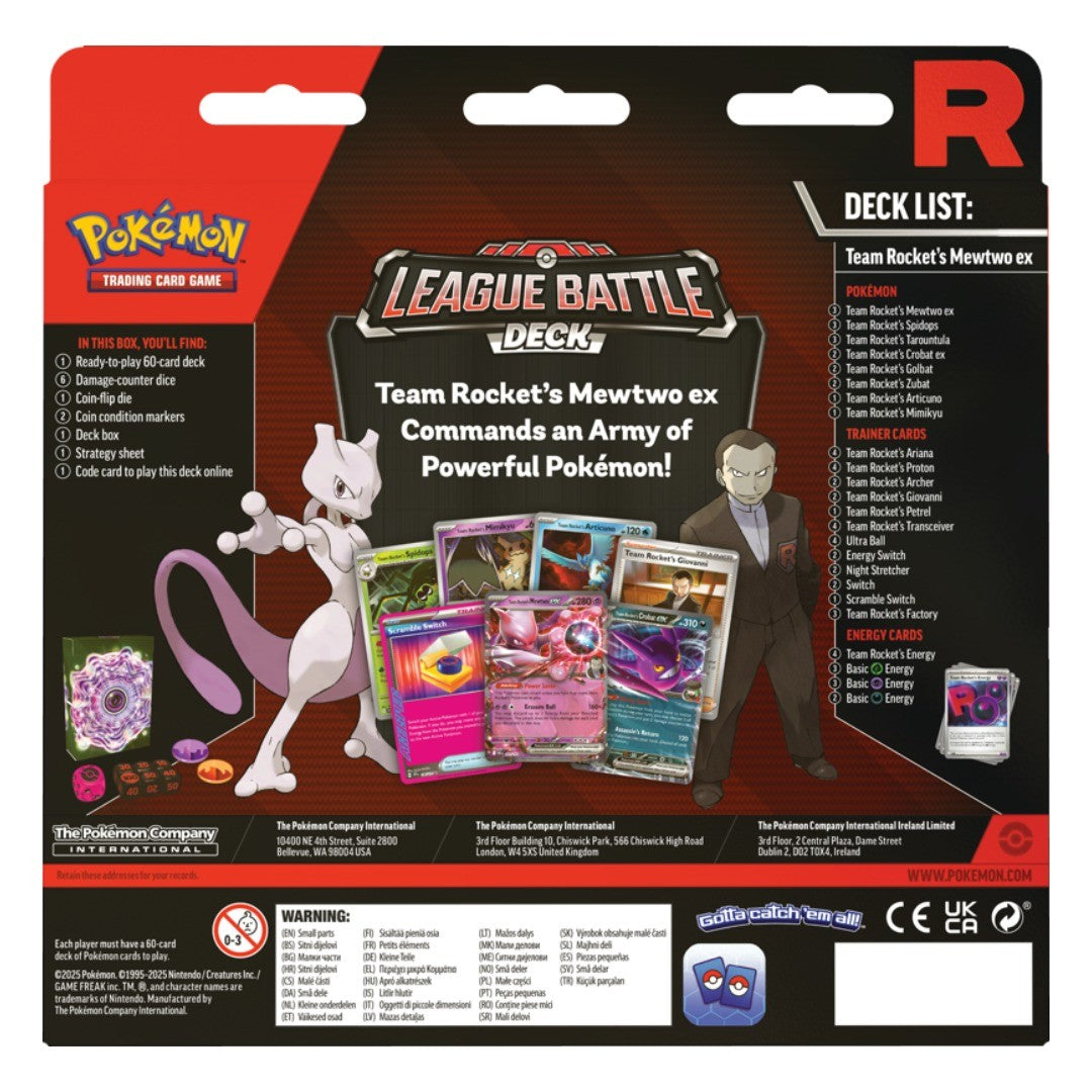 Pokémon: Team Rocket Mewtwo - Ex League Battle Decks
