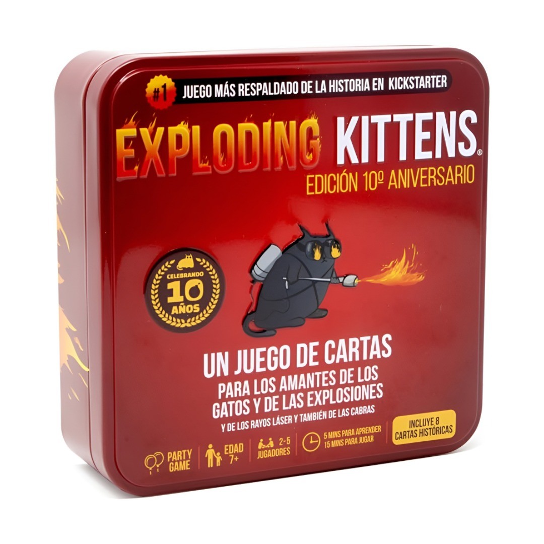 Exploding Kittens Edición 10º Aniversario
