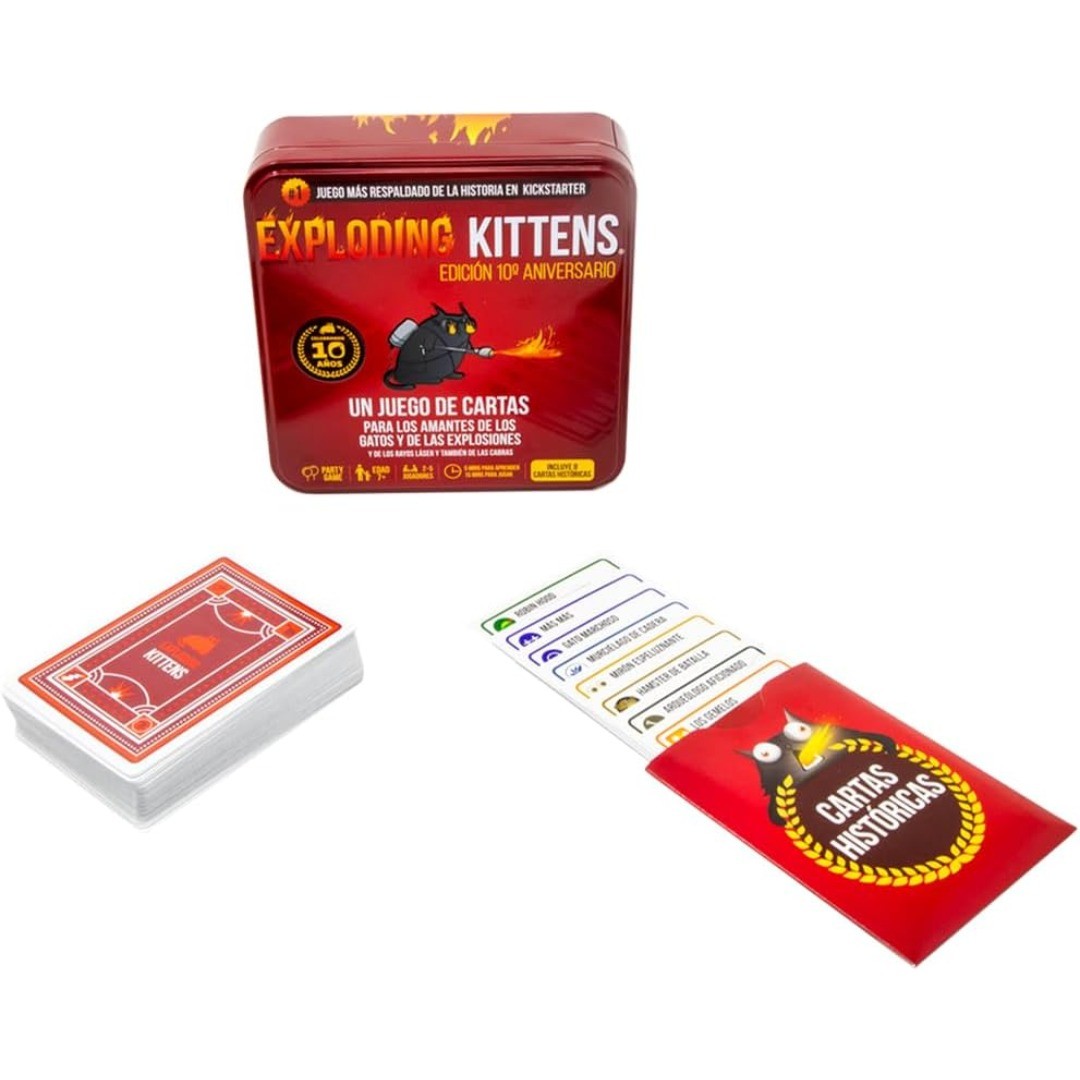Exploding Kittens Edición 10º Aniversario