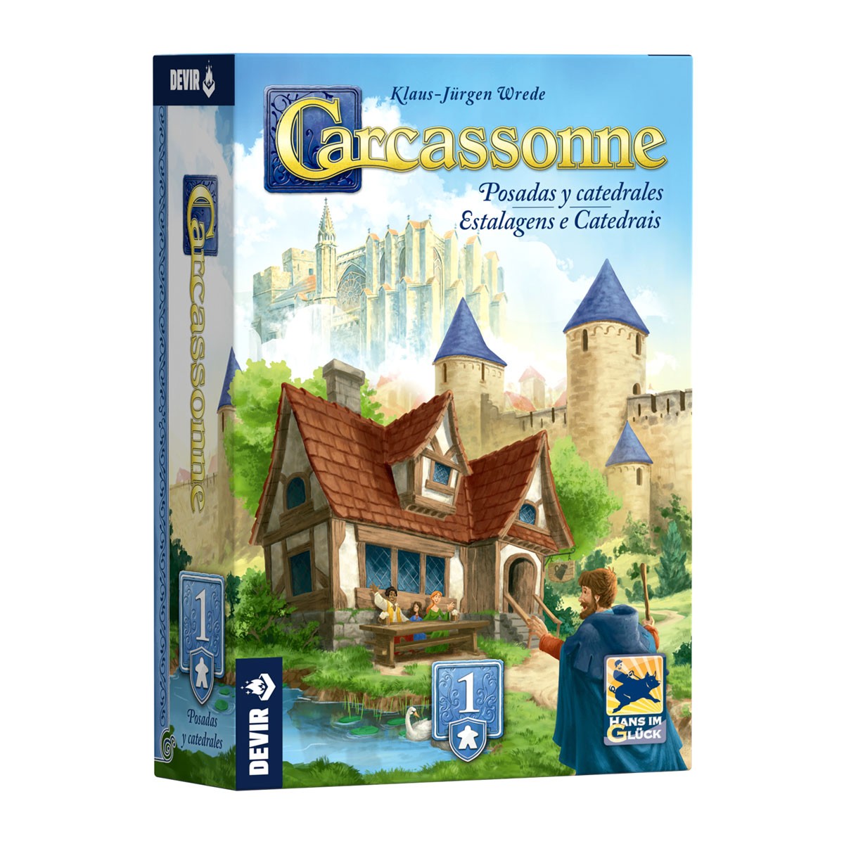 Carcassonne: Posadas Y Catedrales - Expansión 1