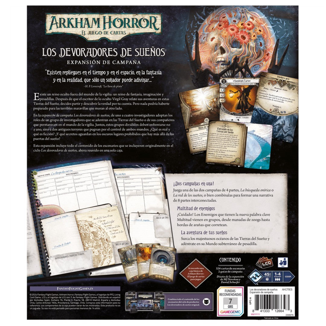 Arkham Horror: Los Devoradores de Sueños Exp. Campaña
