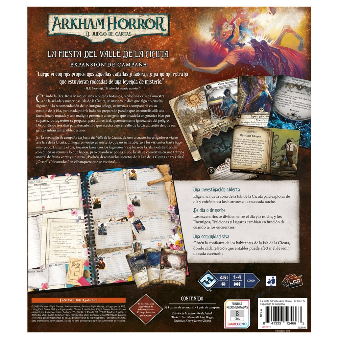 Arkham Horror: La Fiesta Del Valle De La Cicuta Exp. Campaña