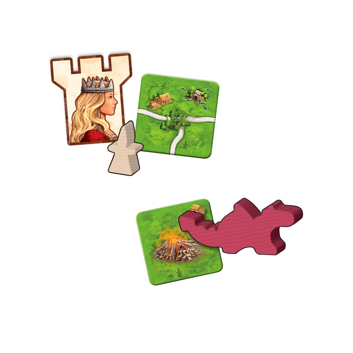 Carcassonne La Princesa Y El Dragon