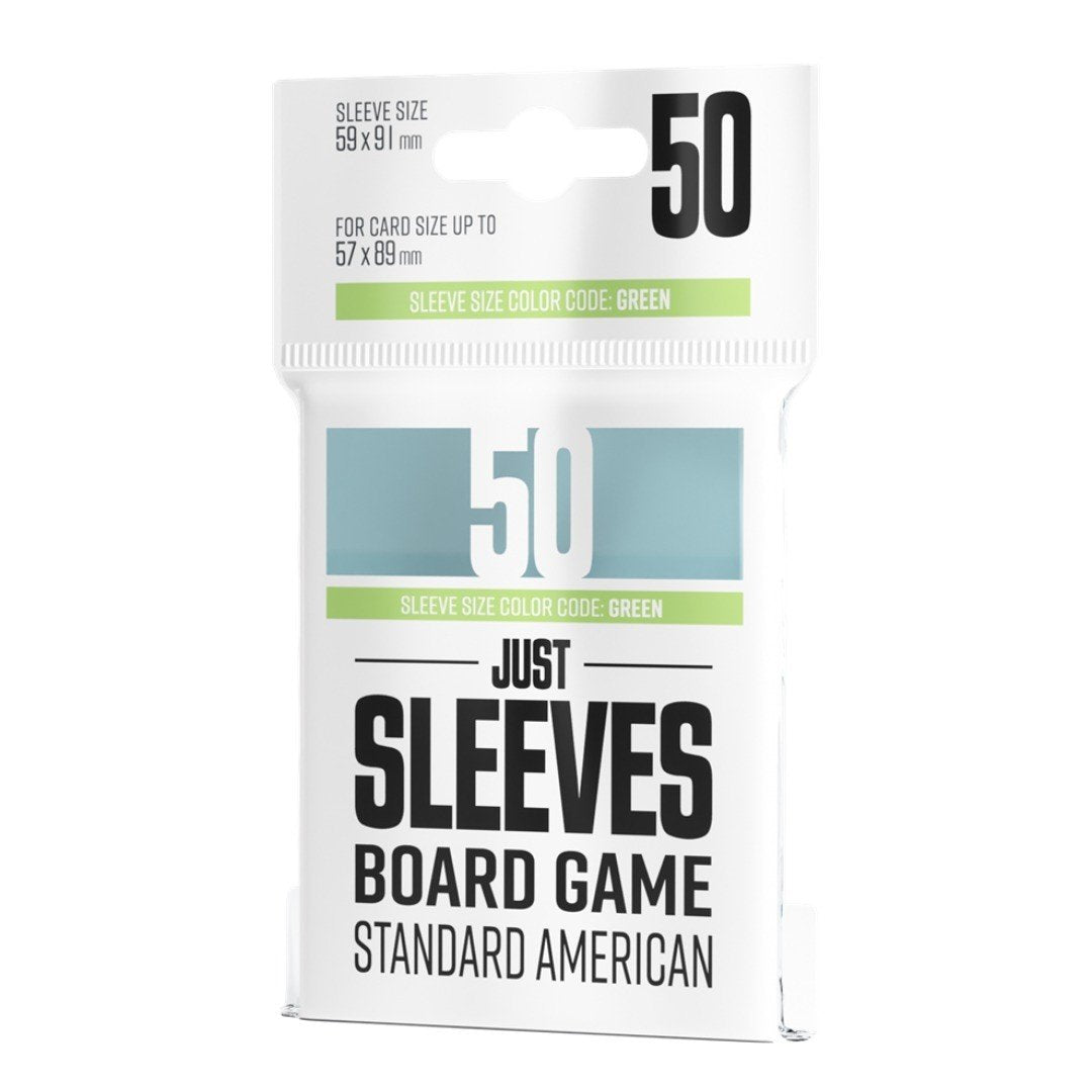 Fundas 59x91 mm - Just Sleeves Standard American x50 - Transparente