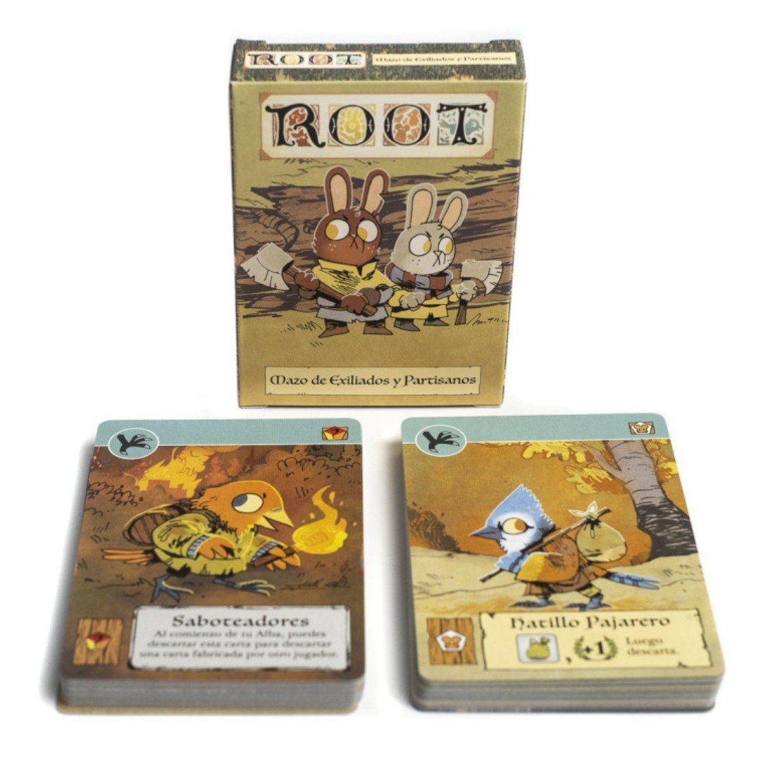 Root: Pack cartas de Exiliados y Partisanos