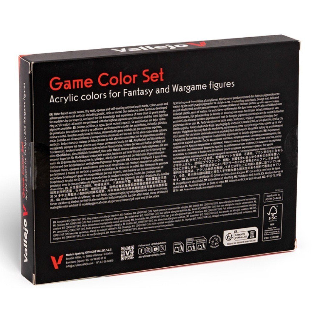 Acrílico Game Color Set X16 - Introducción