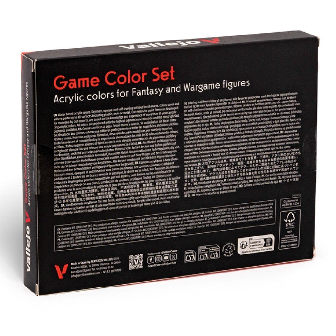 Acrílico Game Color Set X16 - Avanzado