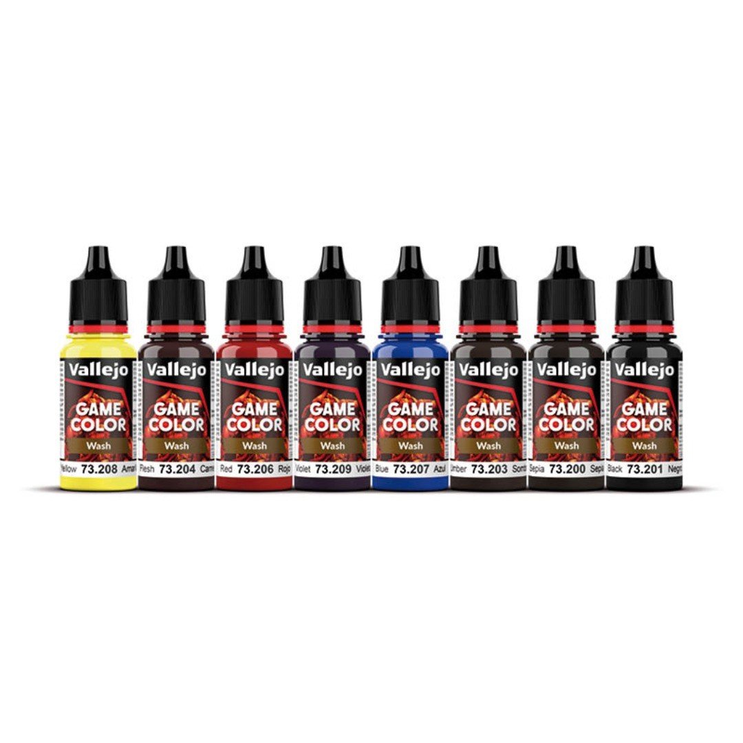 Acrílico Game Color Wash Set X8