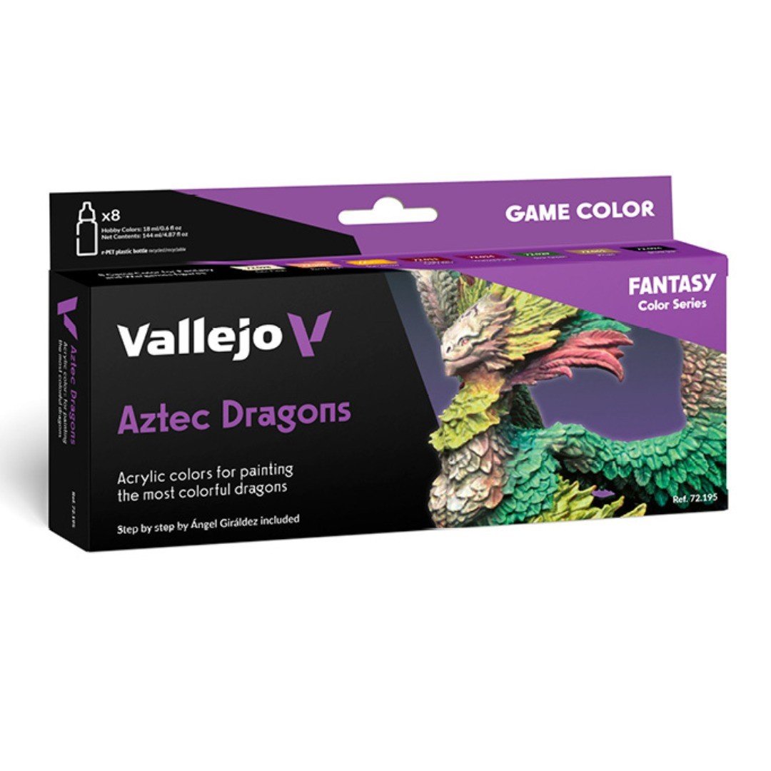 Acrílico Game Color Set X8 - Dragones Aztecas