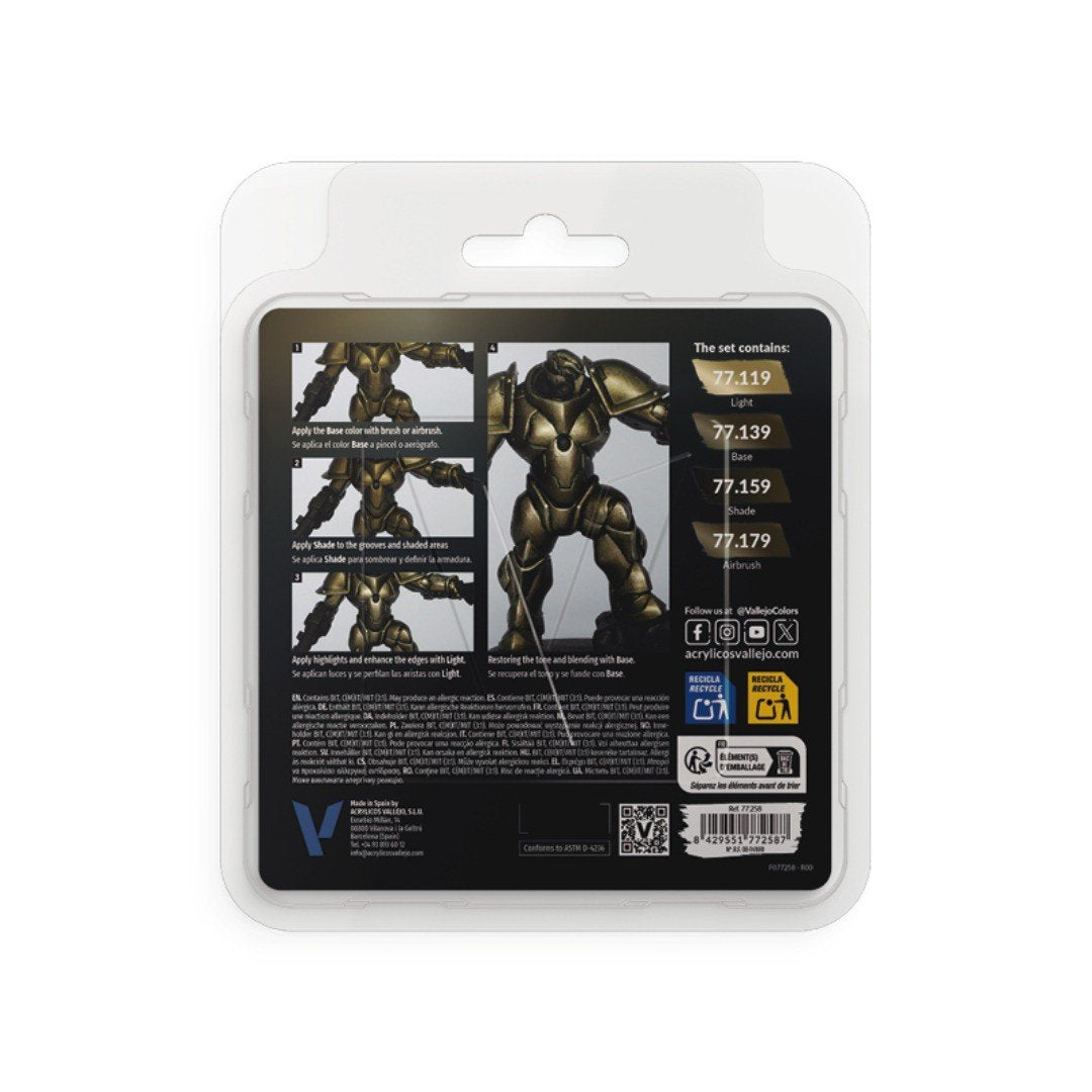 True Metallic Metal Set X4 - Metal Envejecido