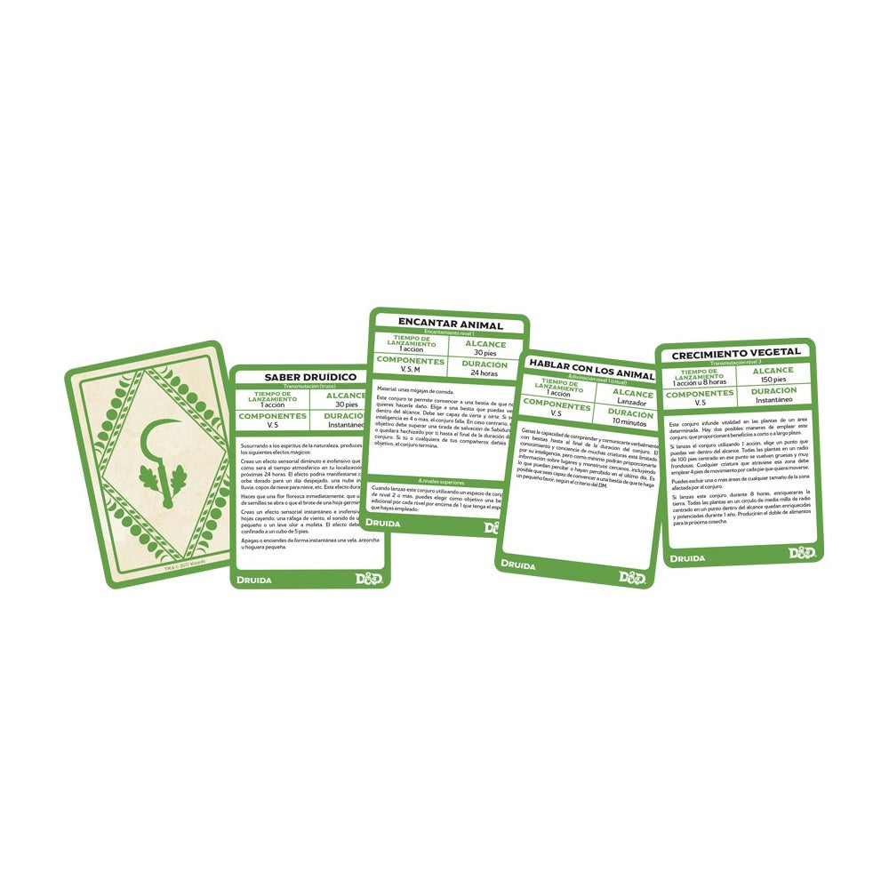 D&D Druid / Spellbook Cards - ING