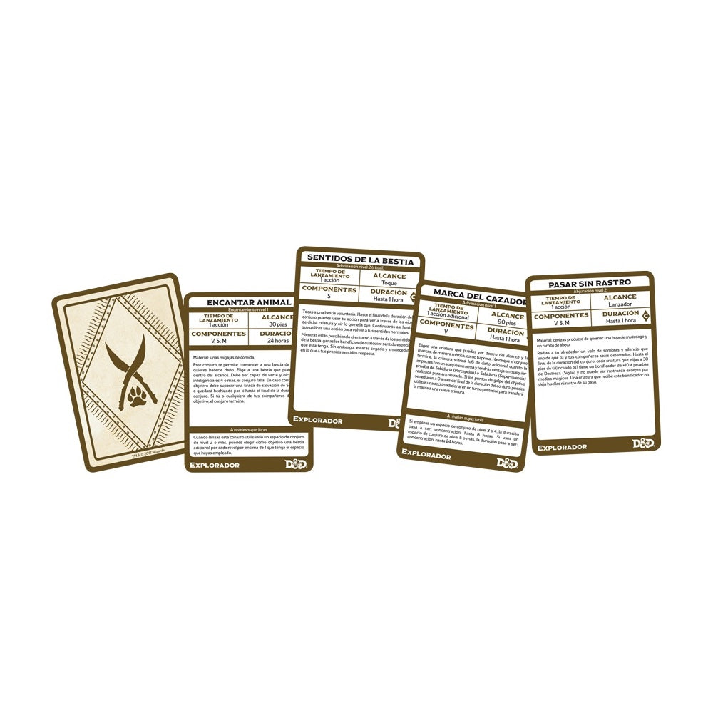 D&D Ranger / Spellbook Cards