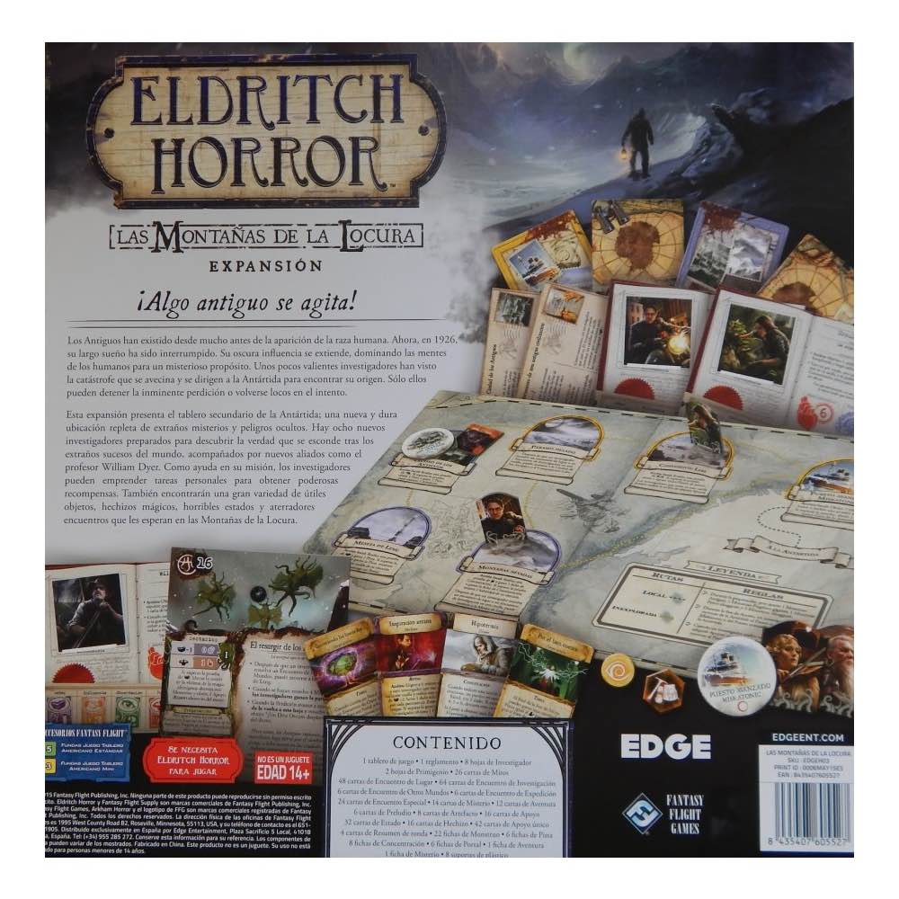 Eldritch Horror: Las montañas de la locura