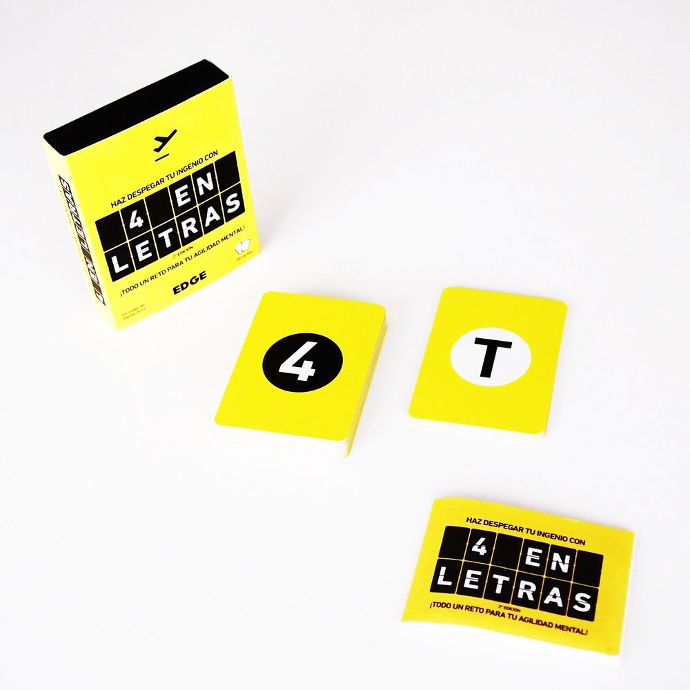 4 en letras