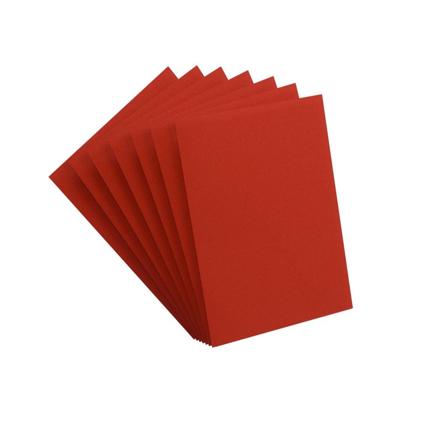 Fundas 66x91 mm - Prime Sleeves x100 - Rojo