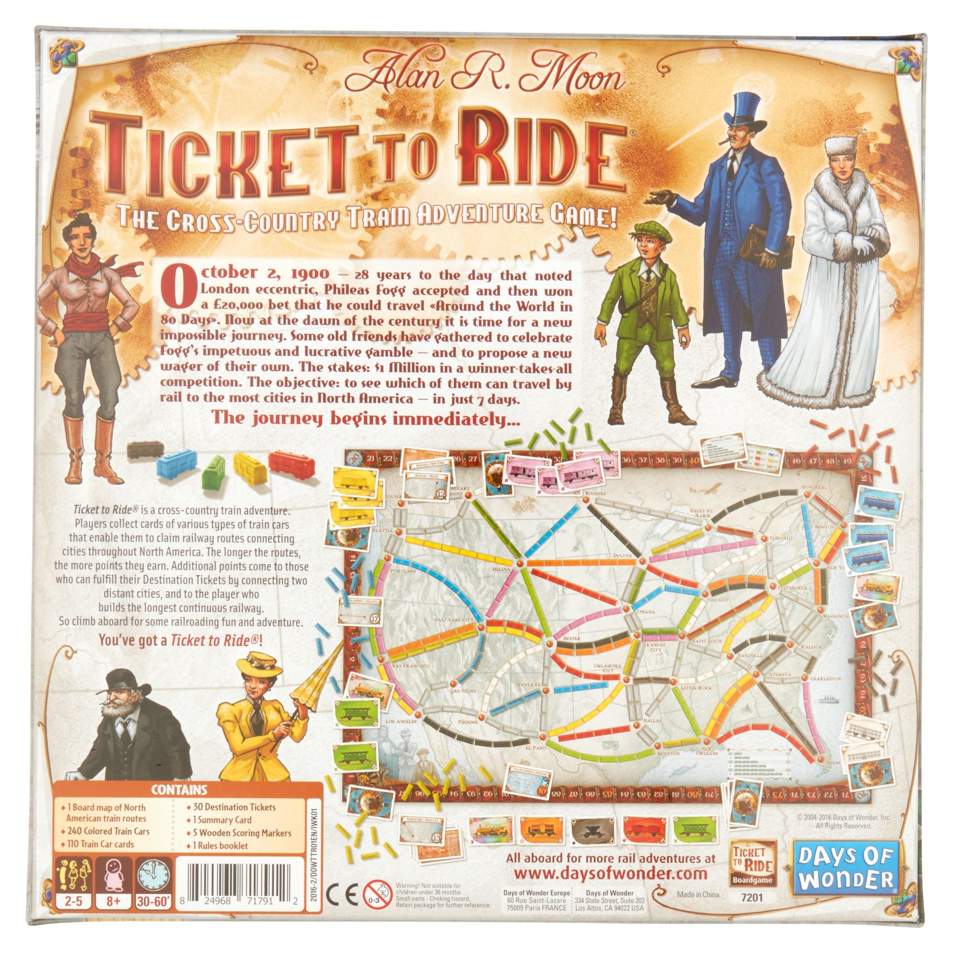 Ticket to Ride - Aventureros Al Tren - ENG