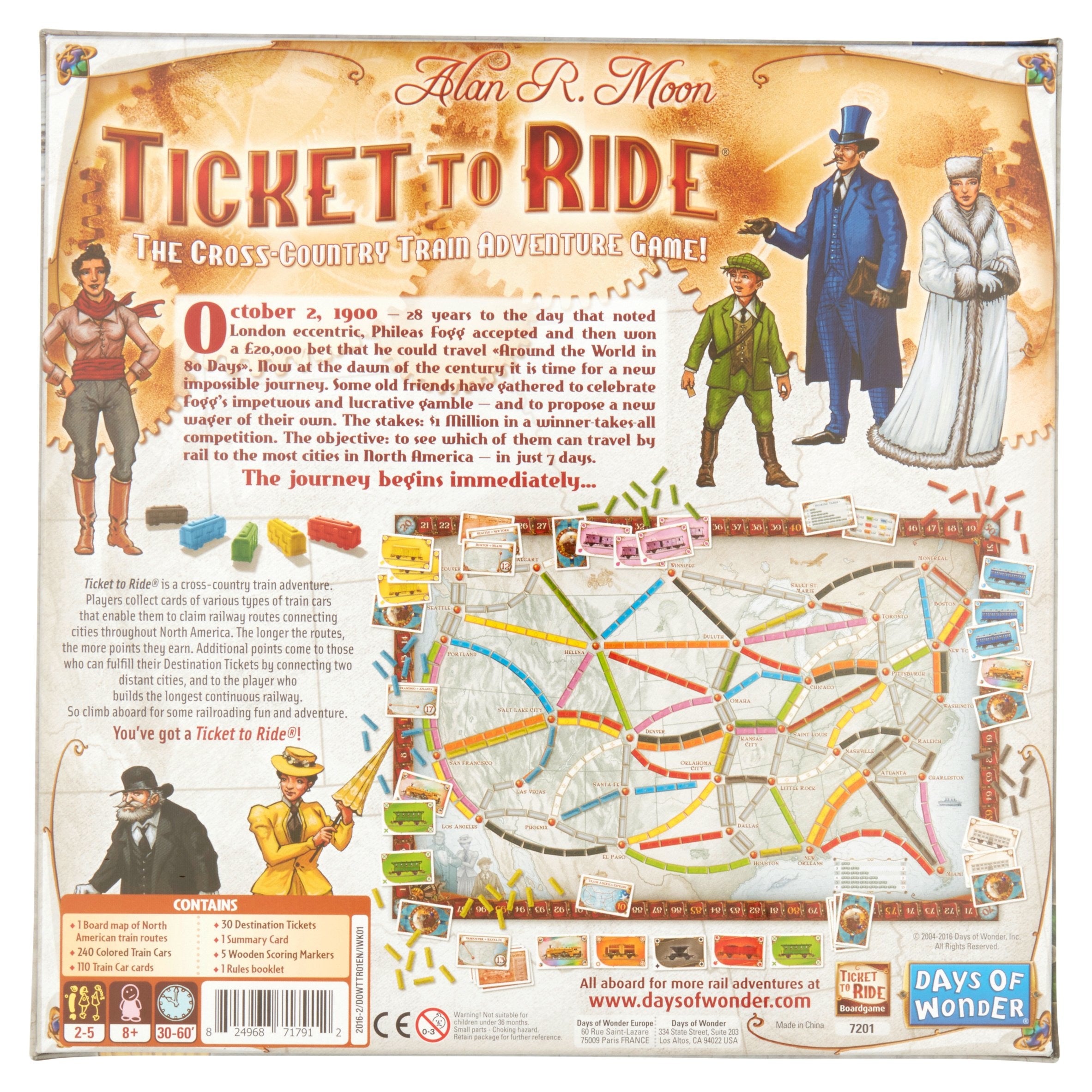 Ticket to Ride - Aventureros Al Tren - ENG