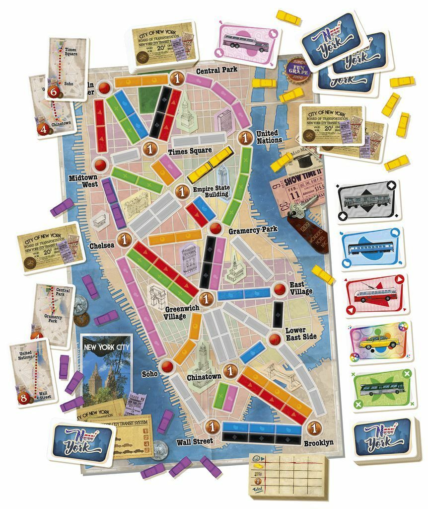 Ticket to Ride Express: New York City 1960