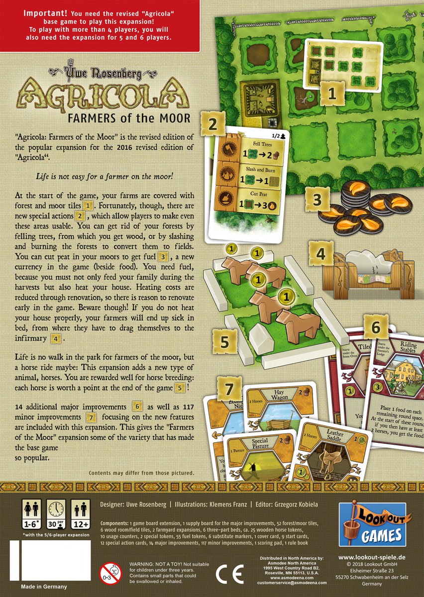 Agricola: Farmers of the Moor 2017 Revised Edition