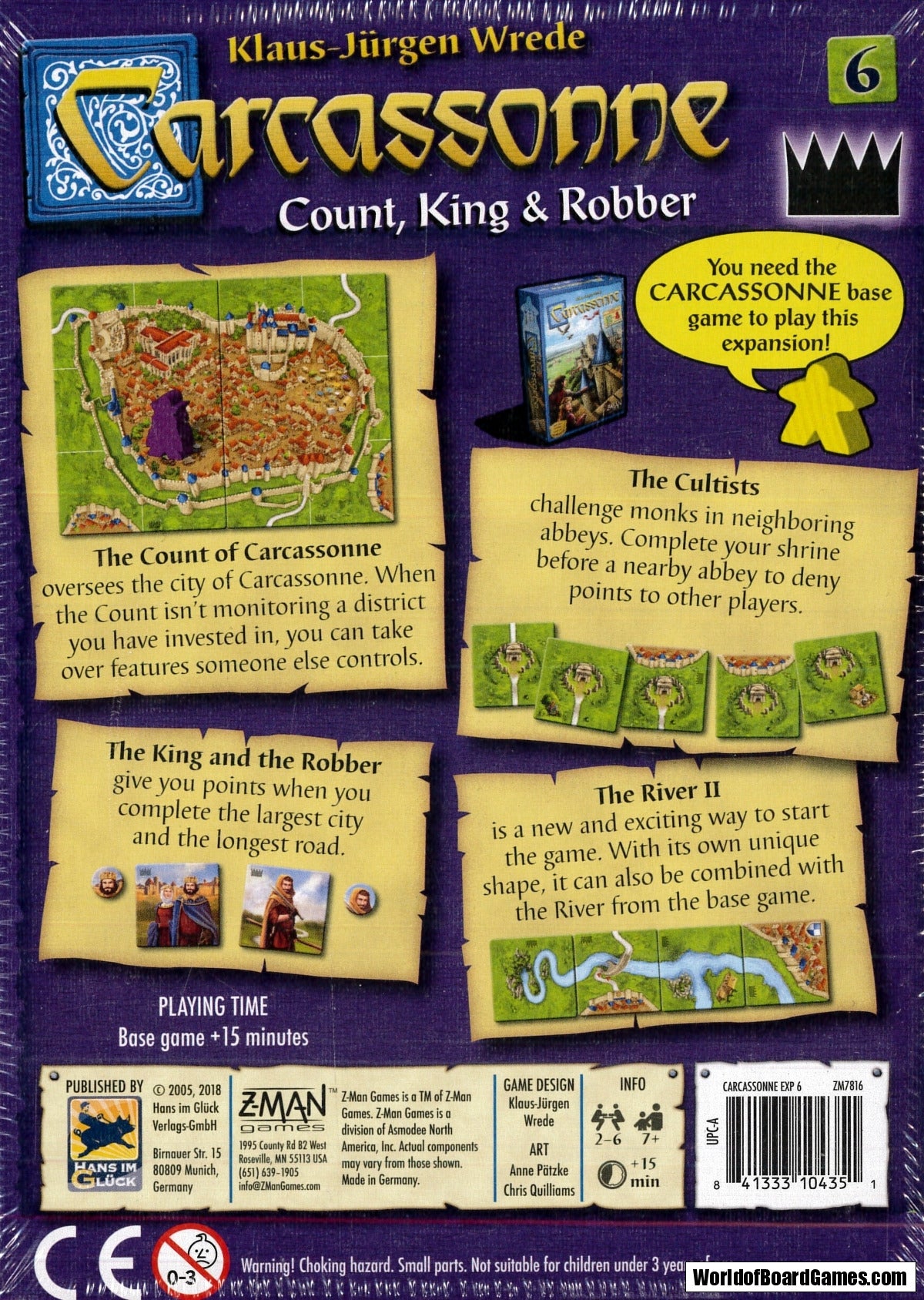 Carcassonne Exp 6: Count, King & Robber