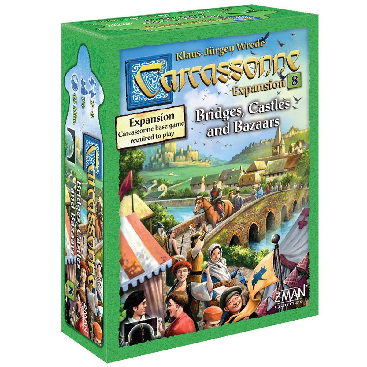 Carcassonne Exp 8: Bridges Castles and Bazaars