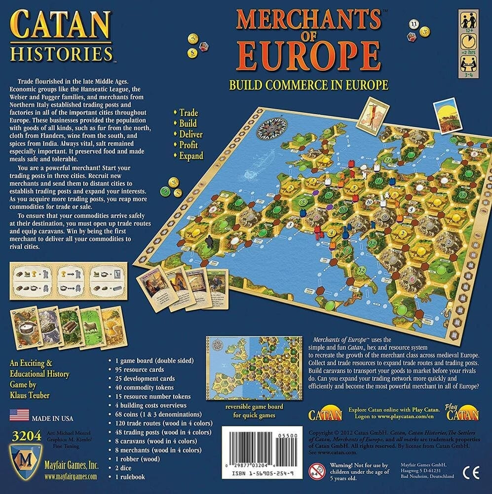 Catan Histories: Merchants Of Europe - Juego de Mesa - Inglés