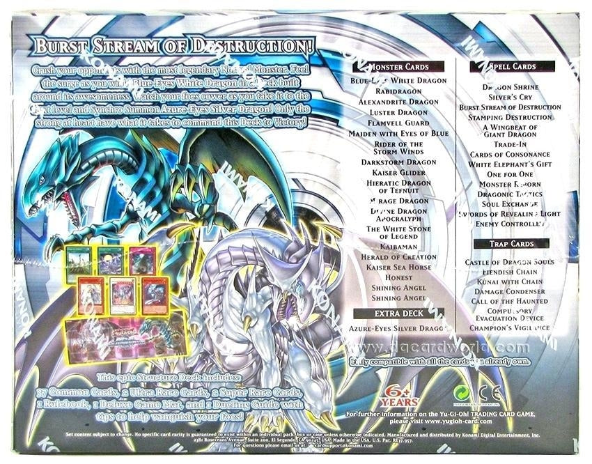 Yu-Gi-Oh! Baraja de Estructura: Saga of Blue Eyes White Dragon - Ing | SonGeniales Yu-Gi-Oh! Baraja de Estructura: Saga of Blue Eyes White Dragon - Ing | SonGeniales