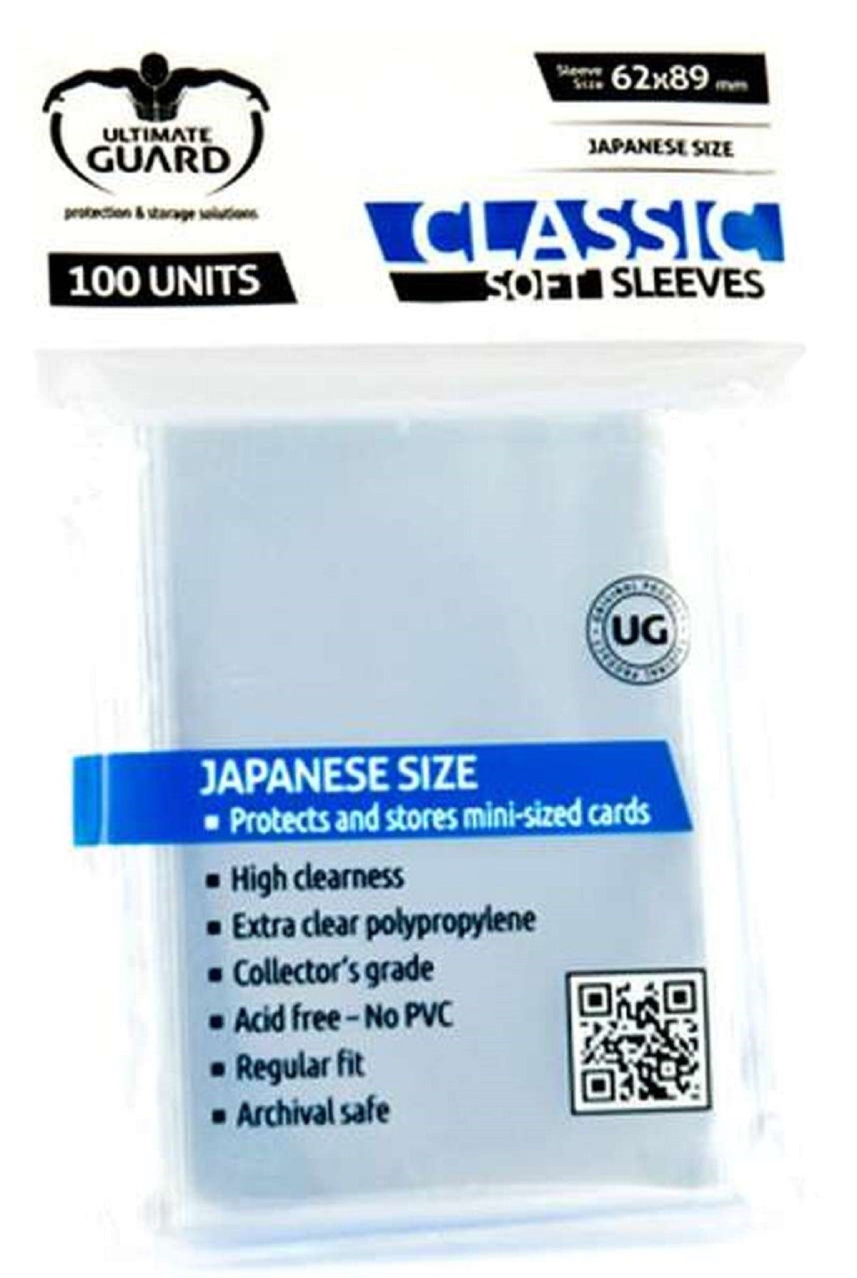 Fundas 66x93 mm - Estándar x 100 - Transparente