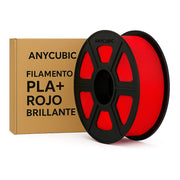 Filamento Anycubic Impresión 3d Pla Plus Premium 1.75mm 1kg Rojo Brillante