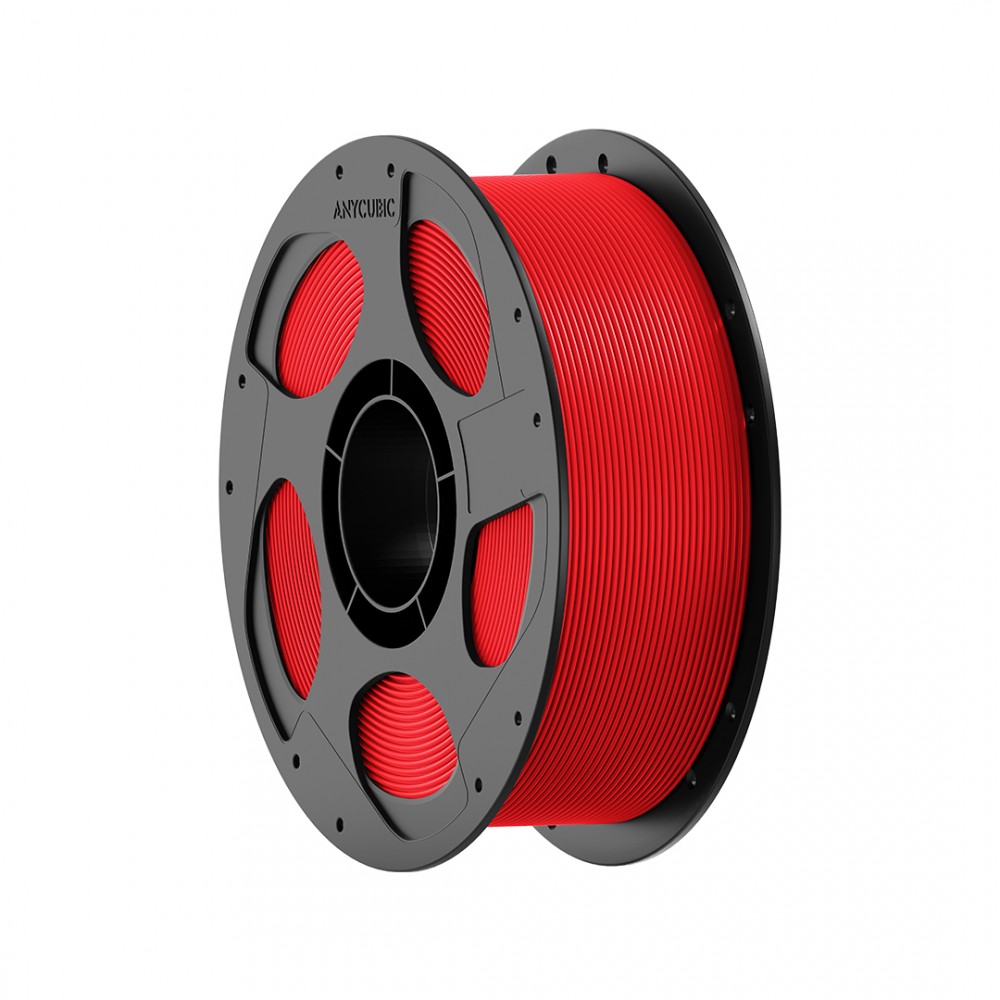 Filamento Anycubic Impresión 3d Pla Plus Premium 1.75mm 1kg Rojo Brillante