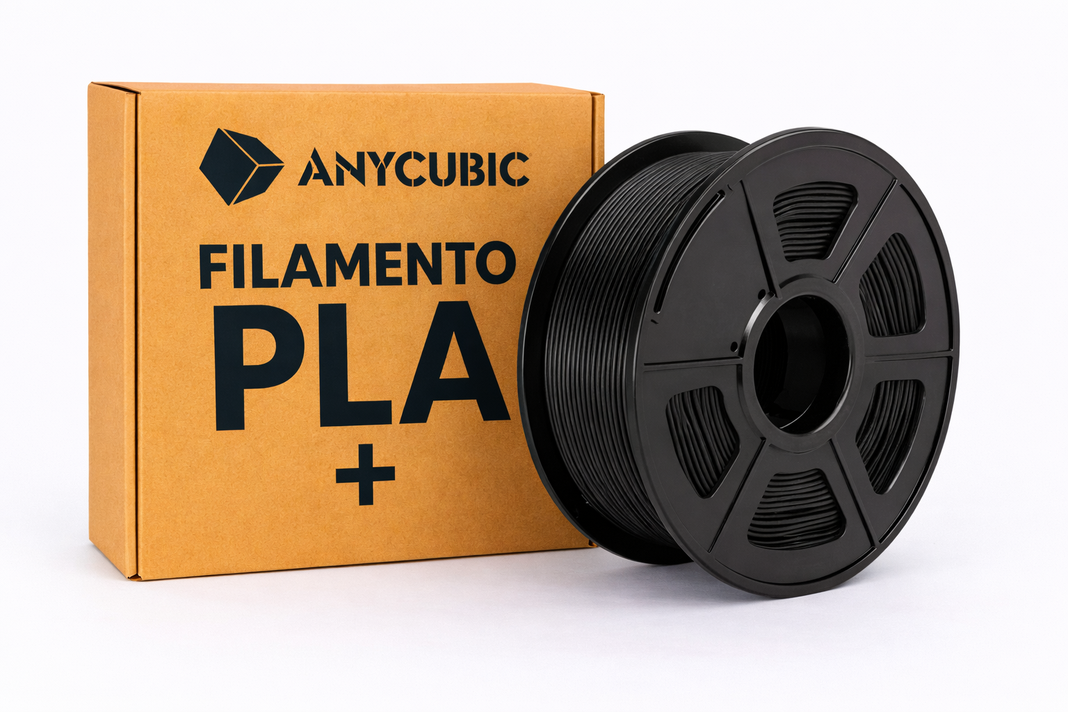 Filamento Anycubic PLA Plus Premium 1.75mm 1k Negro