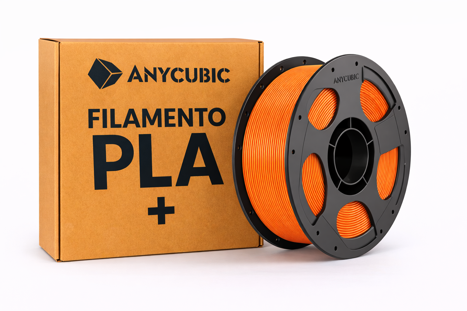 Filamento Anycubic PLA Plus Premium 1.75mm 1k Naranja