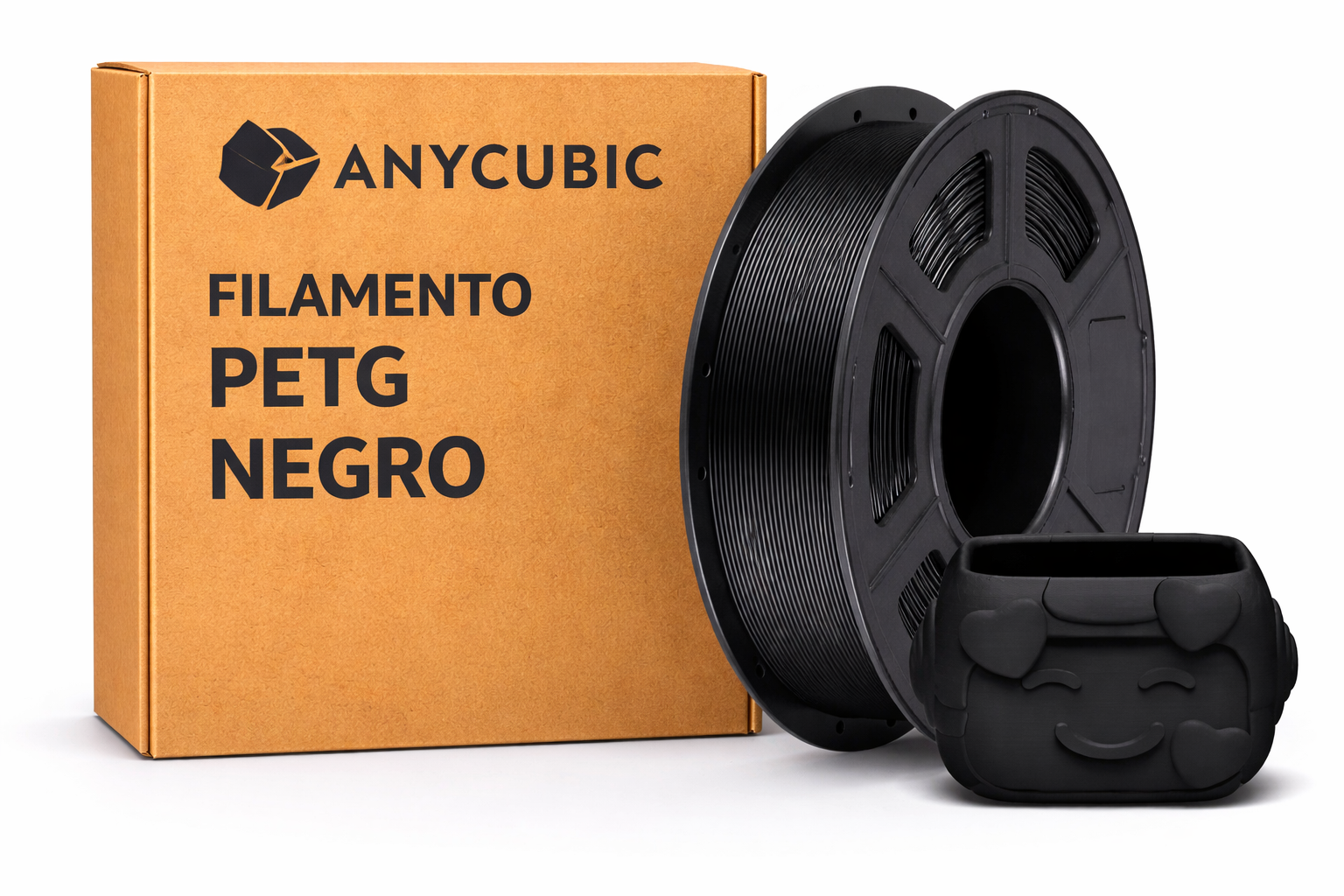 Filamento Anycubic Petg Impresora 3d 1kg 175mm Negro