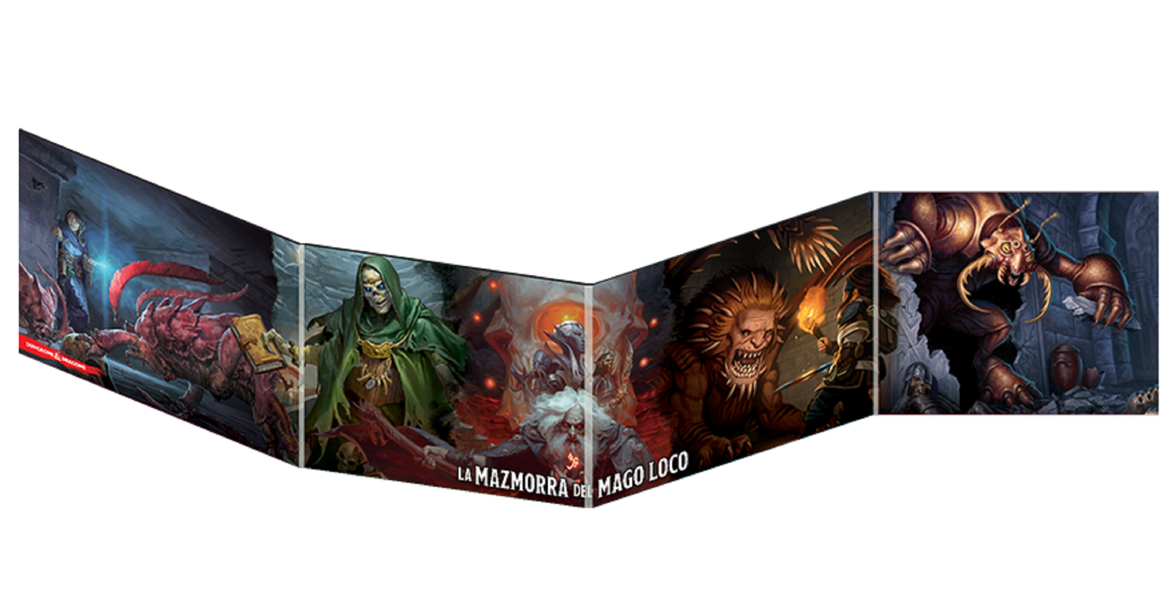 D&D La Mazmorra del Mago Loco Pantalla del Dungeon Master