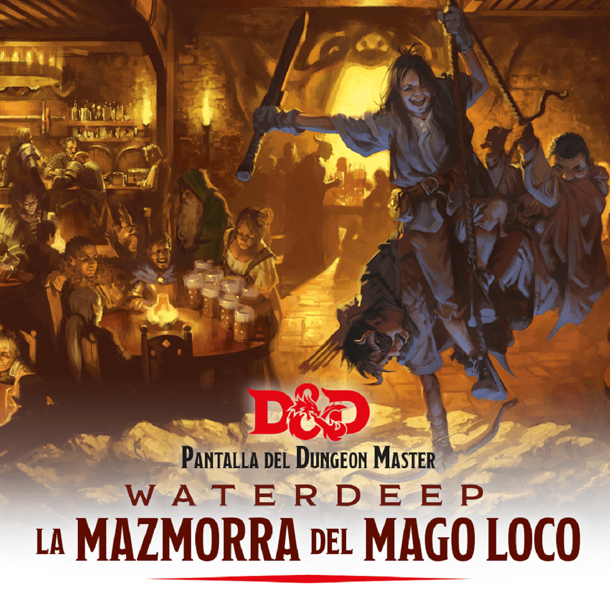 D&D La Mazmorra del Mago Loco Pantalla del Dungeon Master