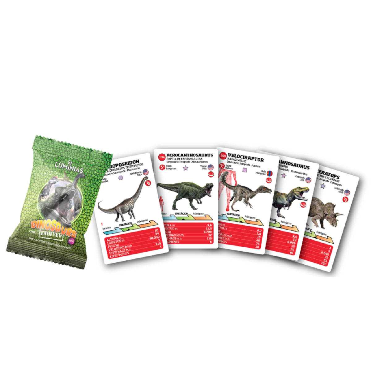 Luminias Sobre De Dinosaurios