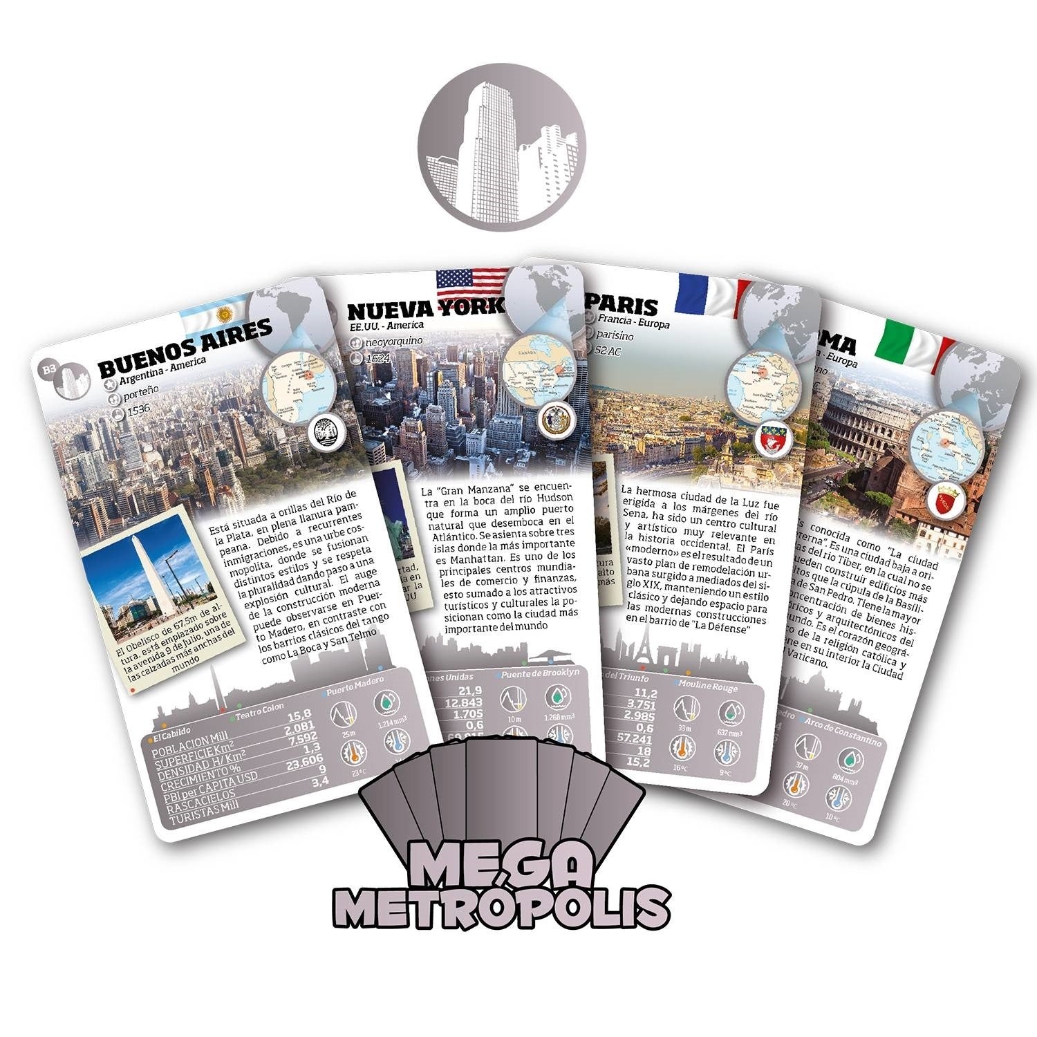 Luminias Baraja Mega Metropolis