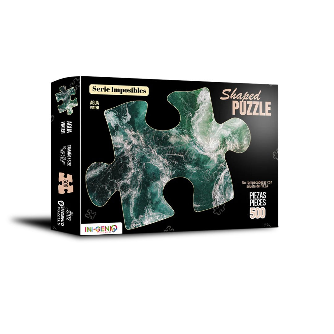 Rompecabezas Shaped Puzzle Agua - 500 Piezas
