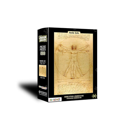 Rompecabezas Hombre Vitruvio, Leonardo Da Vinci - 500 Piezas