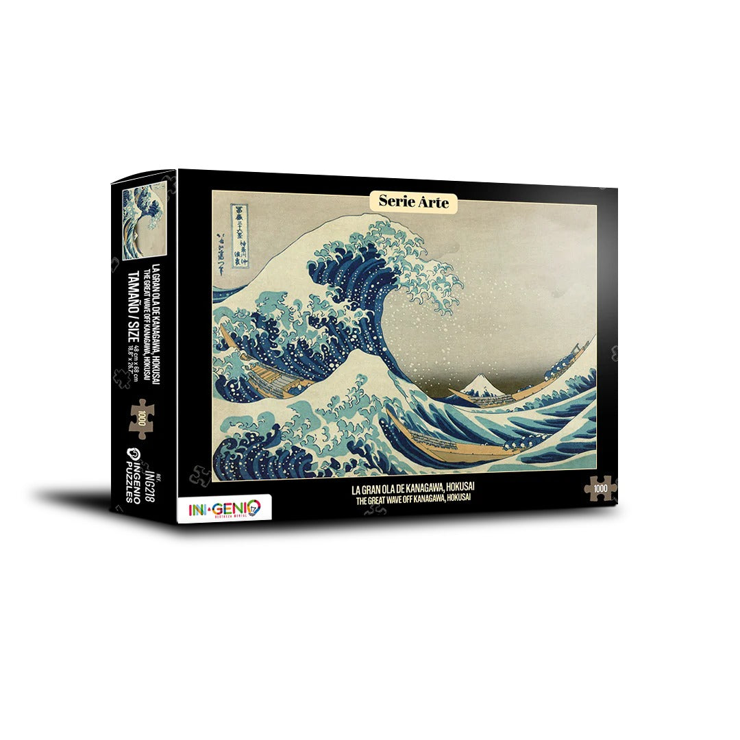 Rompecabezas La Gran Ola De Kanagawa, Hokusai - 1000 Piezas