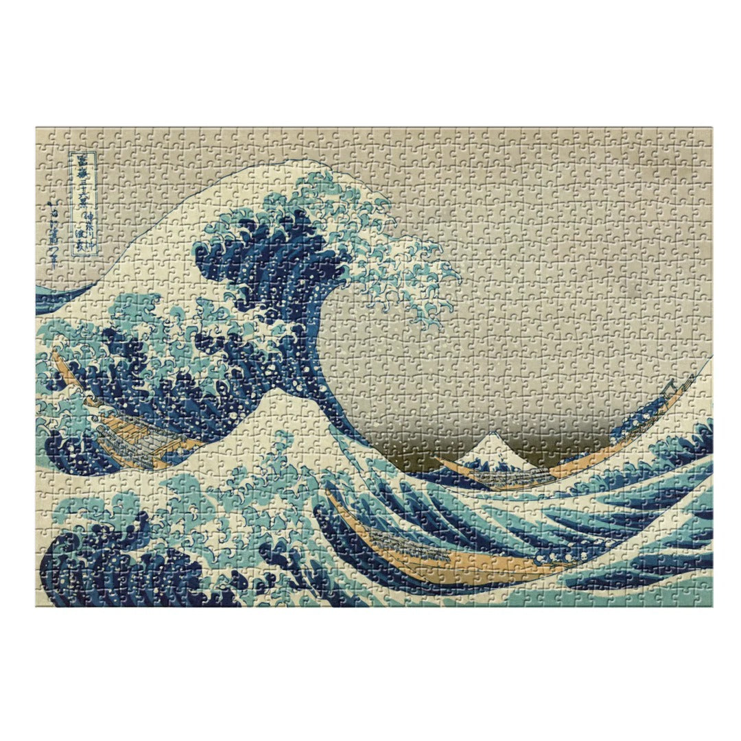 Rompecabezas La Gran Ola De Kanagawa, Hokusai - 1000 Piezas