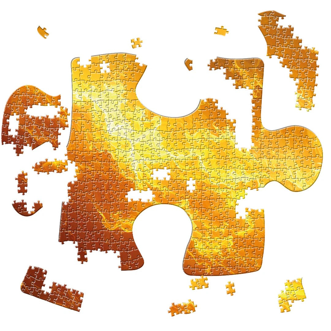 Rompecabezas Shaped Puzzle Fuego - 500 Piezas