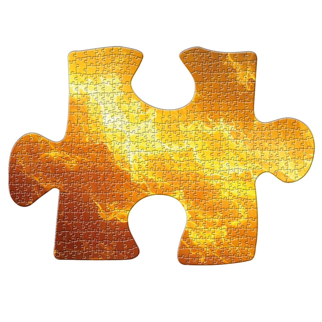 Rompecabezas Shaped Puzzle Fuego - 500 Piezas