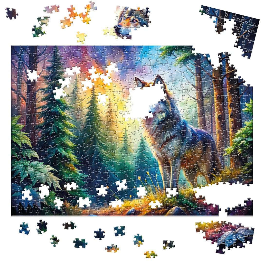 Rompecabezas Lobo Salvaje - 500 Piezas