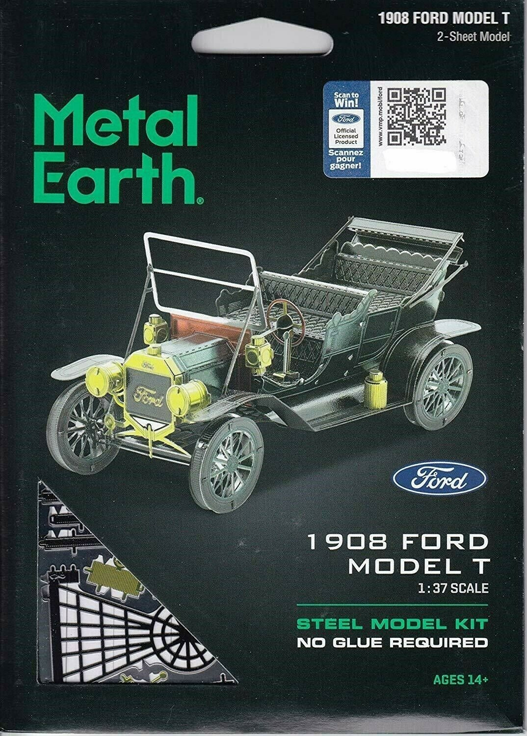 Ford T 1908 Verde Oscuro