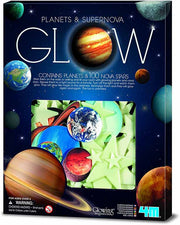 Glow In The Dark - 100 Piezas Con Planetas Y Super Novas