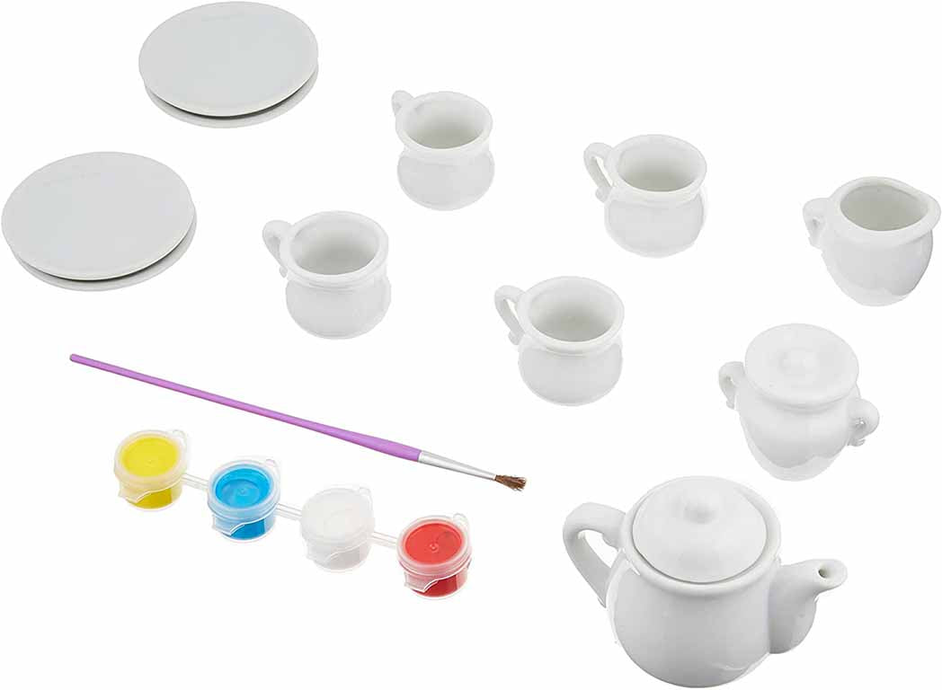 Pinta Tu Set Mini De Fiesta De Te -Kit Manualidades Infantil