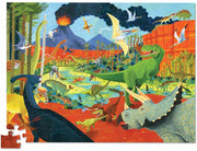 Rompecabezas de 100 Piezas Y 36 Figuras / Dinosaurios