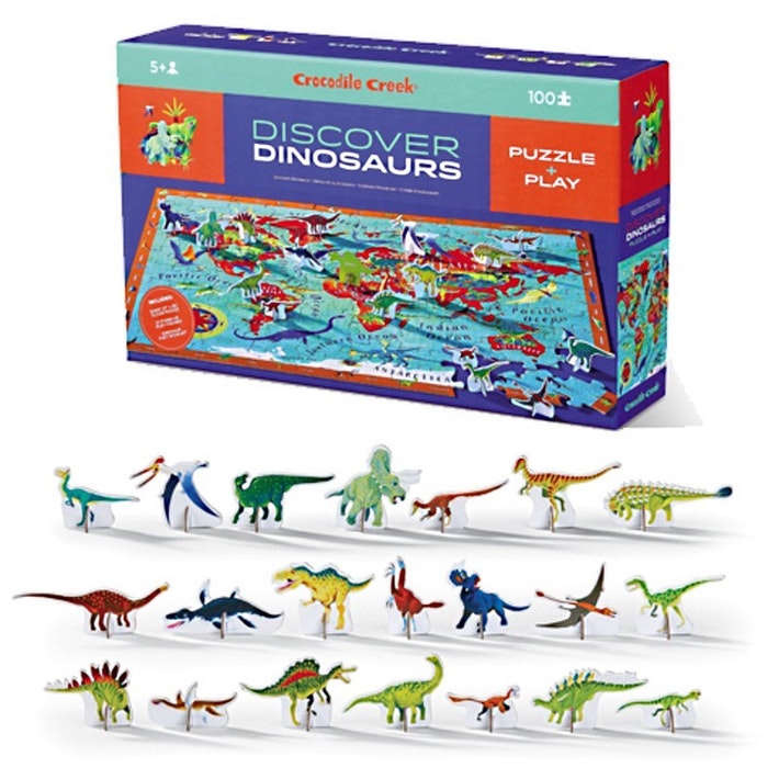 Rompecabezas De 100 Piezas / Descubre Los Dinosaurios